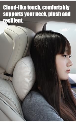 Car Lumbar Support Pillow - 100% SUGENRO Sorona Bio-Fiber, Anti-Deformation Memory Foam, Removable Washable Cover, Breathable Back Cushion for Long-Distance Driving & Travel (Coffee Brown)