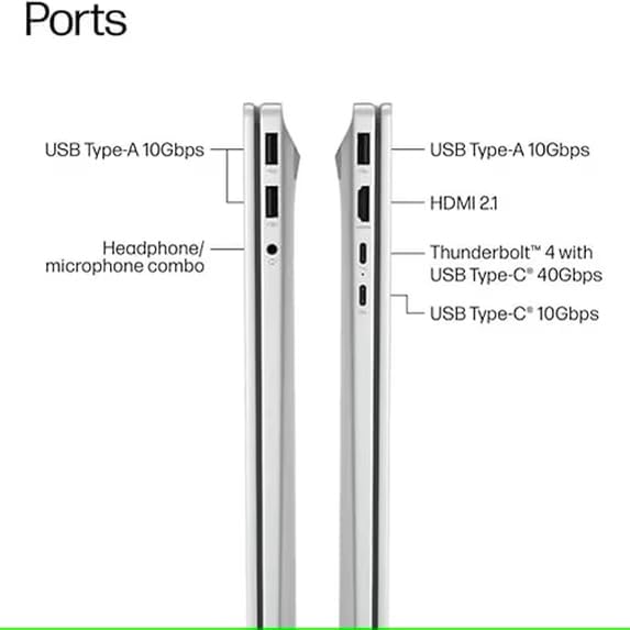 HP OmniBook X AI Laptop 17.3" FHD Touch Intel 8-core Ultra 7 256V 47 AI Tops 16GB RAM 512GB SSD GeForce RTX 4050 Thunderbolt Backlit Wi-Fi7 for Creator Designer Business Professional Win11Pro ICP Hub
