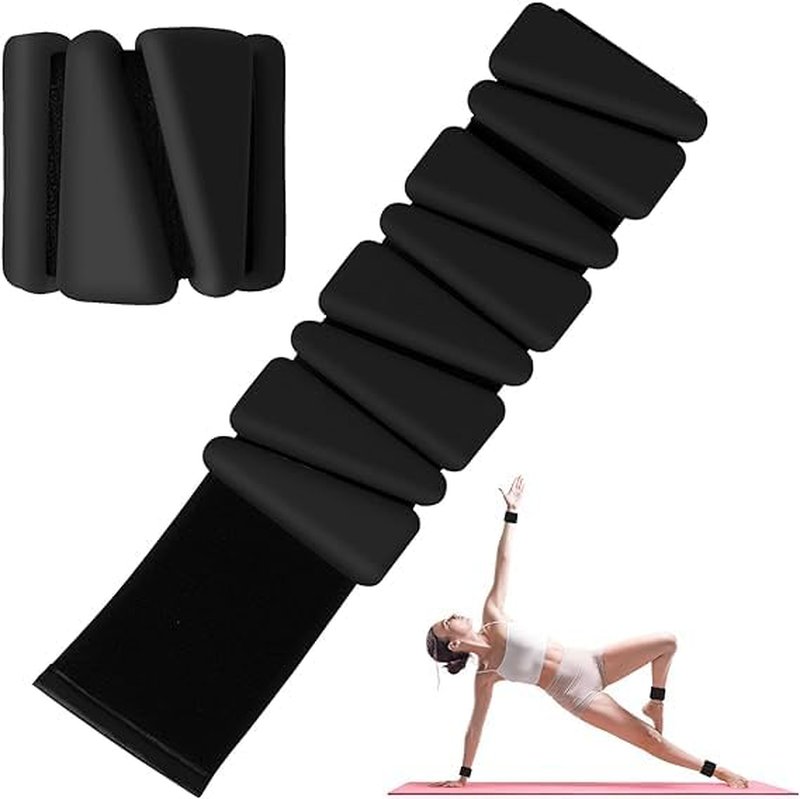 Wrist And Ankle Weights For Women Mens 2lb pair(1lb each) Weighted Bracelet,Adjustable Weights For Walking,Running,Dancing,Yoga,Pilates,Strenght Training And More