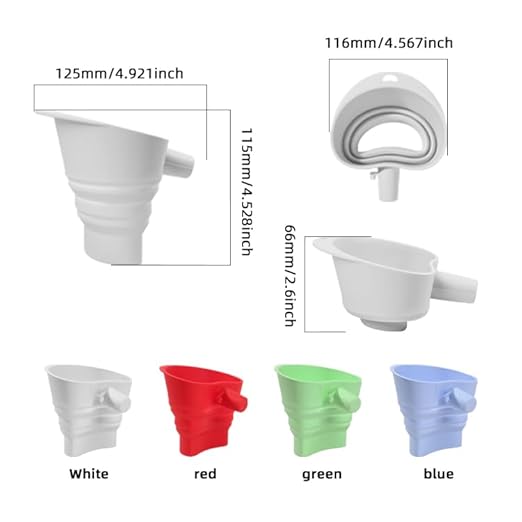 Flour Funnel for Kitchen Aid&Cream Scraper Set, Silicone Food-Grade | Stand Mixer | Leak-Proof Large Capacity Collapsible Design (White, Extended * 1 + Cream Scraper Set)