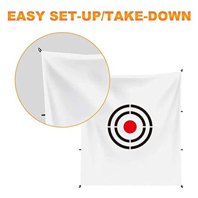 Sharellon Golf Target Cloth - Portable Driving Range 5x6FT Golf Hitting Training Aid for Golfers Father Gifts Backyard & Garage