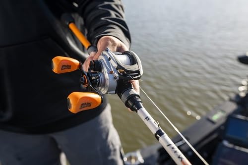 Abu Garcia Max STX Low Profile Baitcast Reel, Size LP (1539732), 5 Stainless Steel Ball Bearings + 1 Roller Bearing, Synthetic Star Drag, Max of 15lb | 6.8kg, Multi
