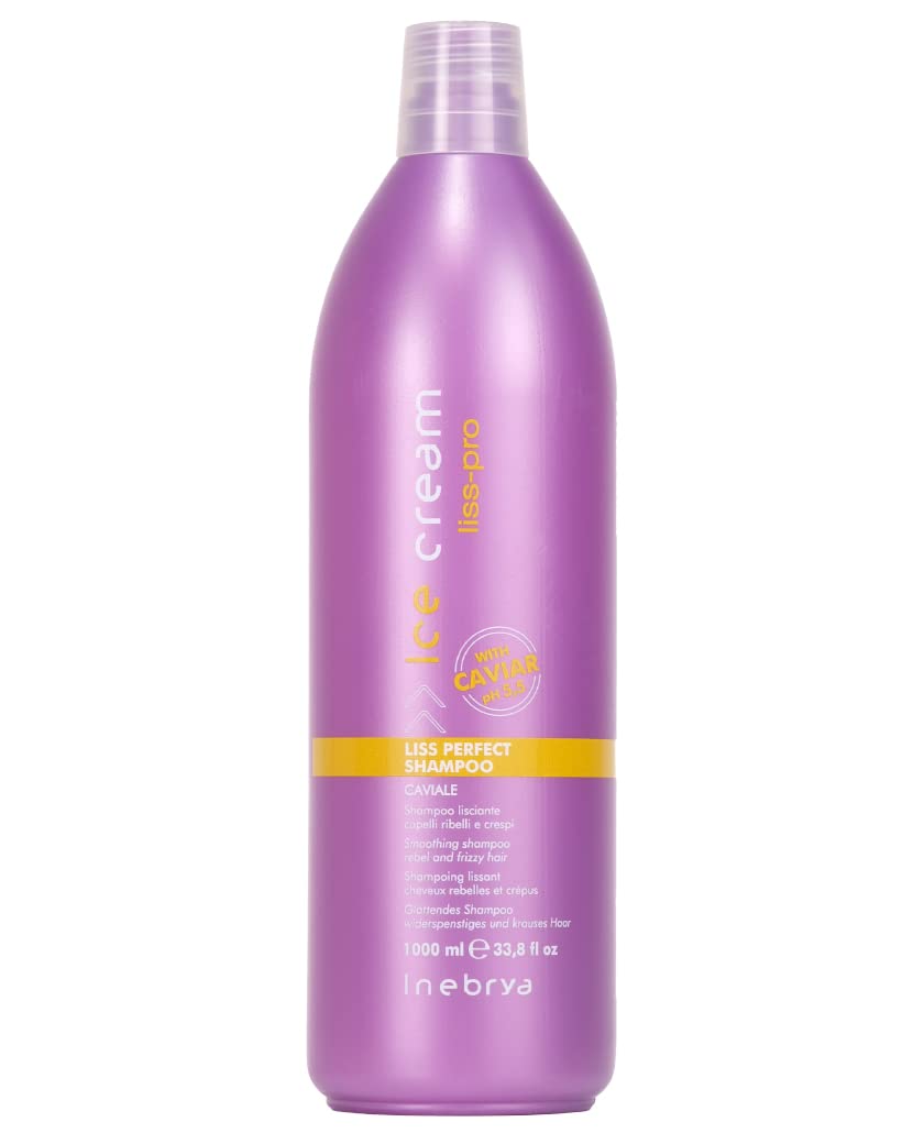 Inebrya Ice Cream Liss-Pro Perfect Shampoo with Caviar 33.8 OzFree Starry Sexy Lip Plumping Gloss 10ml