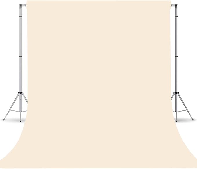 Cream Photography Backdrop for Photoshoot, Photo Backdrop Curtain, Perfect