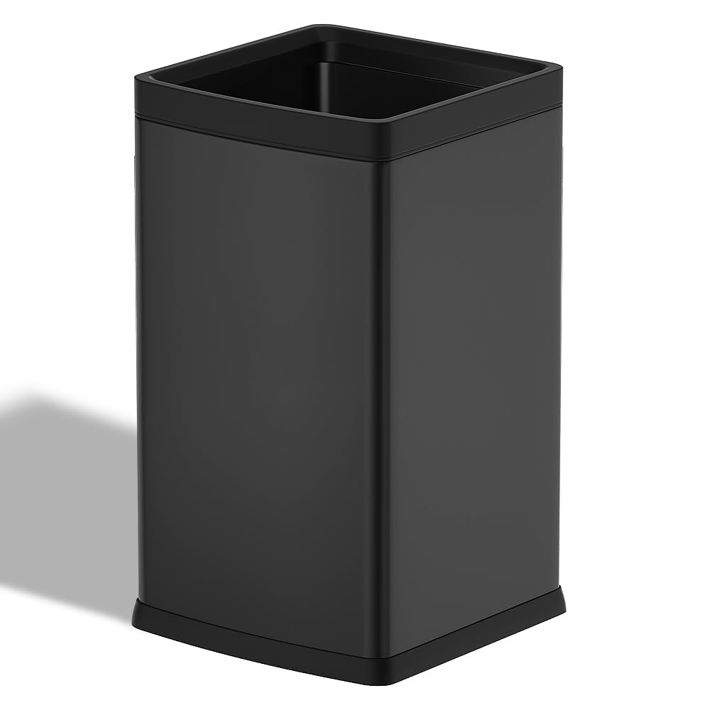 4 Gallon Black Bathroom Trash can