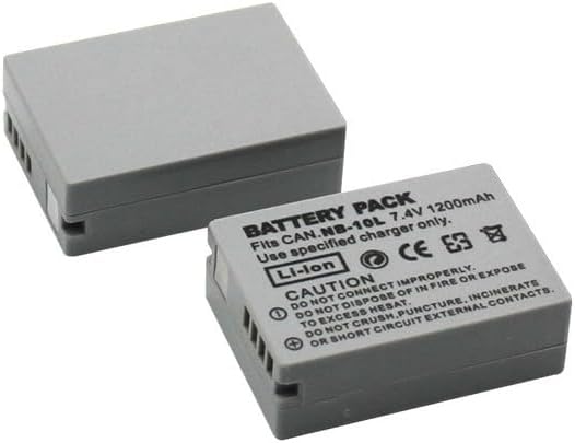 NB-10L Camera Battery Multifunctional Charger Set Compatible