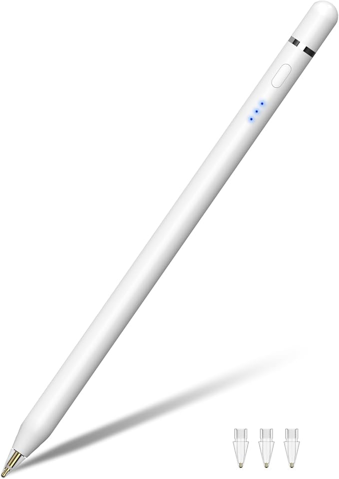 Stylus Pen for Apple iPad 2018–2026, Magnetic Charging iPad Pencil 2nd