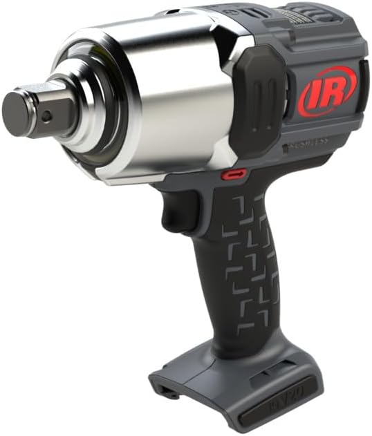 Ingersoll Rand W8191 1" 20V Cordless Impact Wrench Bare Tool, 2000 ft-lb Torque, Friction Ring Thru-hole, Pistol