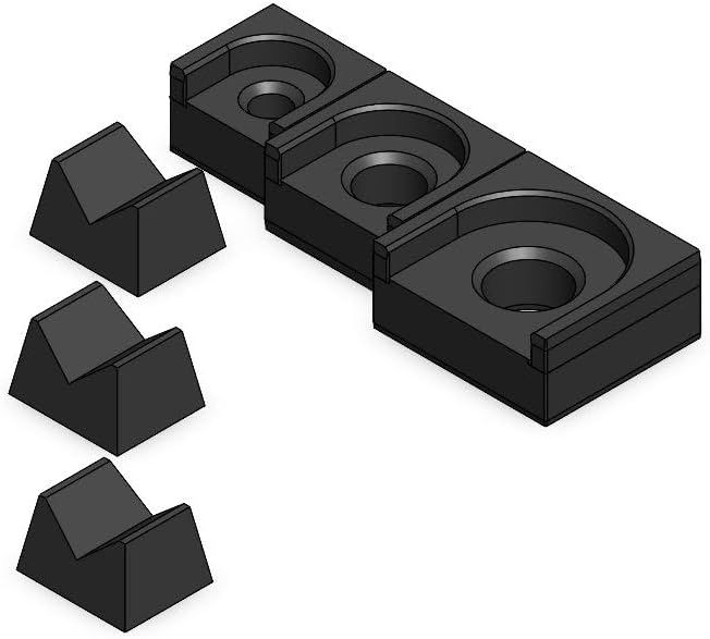 MagAttach Ratchet Organizer Kit (3 Piece Set, Black/Black)