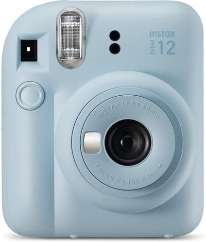 Fujifilm Instax Mini 12 Instant Camera Pastel Blue Bundle