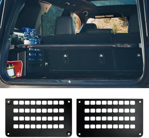 08Z03-3BM-100 Metal MOLLE Panel for 2026 Honda Passport, Functional Trunk Organizer Storage Panel with Mounting Hardware, Black Partition Board, 2026 Honda Passport Accessories (2 Pcs)