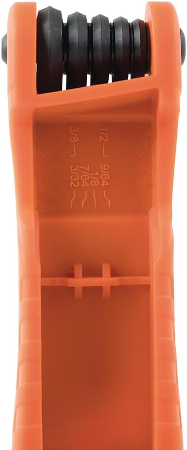 Klein Tools 70553 3-Piece Pro Folding Hex Key Set, Metric, SAE, Torx Sizes, 31 Keys, Industrial Strength Heat Treated Alloy Steel