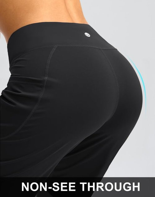 G Gradual Bermuda Shorts for Women with Pockets 12" Knee Length Women's High Waisted Stretch Long Shorts Walking Casual(Black,L)