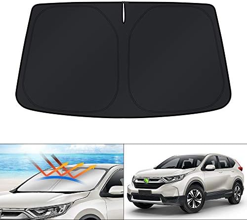 KUST Windshield Sun Shade for Honda CR-V 2007-2018 2019 2020 2021 2022 CRV Accessories Sunshade Window Sun Visor Foldable Block Sun UV Rays Keep Car Cooler