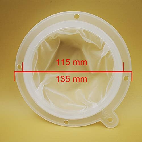 Wine Filter Fine Mesh Food Filter Juice Jam Coffee Sediment Strainer for 5 in Kitchen Funnel (filter 300mesh)