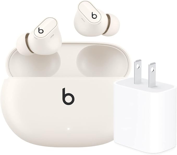 Beats Studio Buds + with Apple 20W USB-C Power Adapter - Ivory