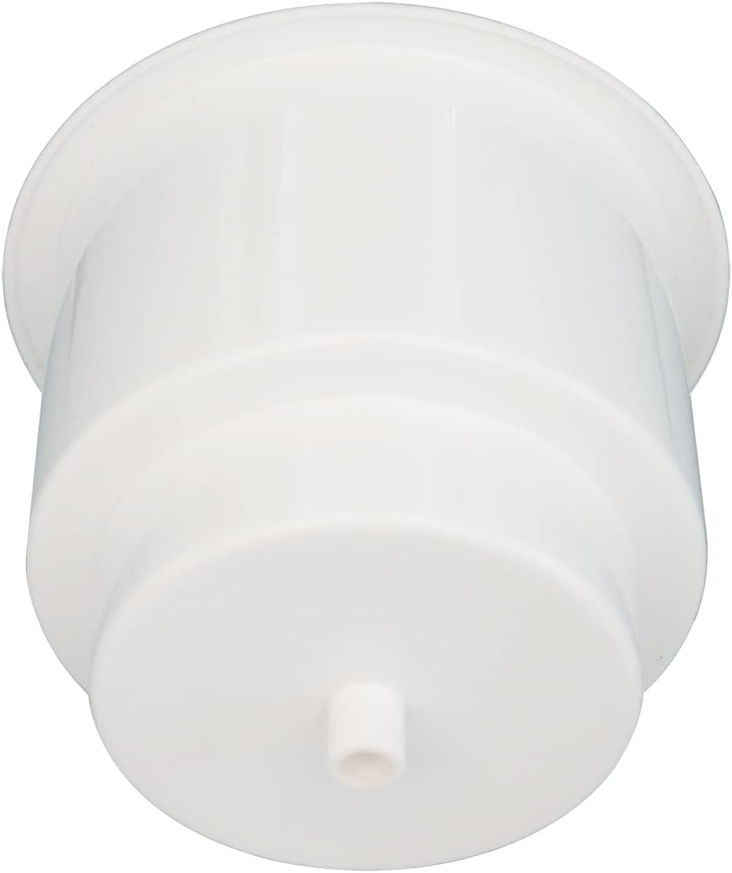 Yuanhe White Plastic Cup Drink Holder Insert with Drain for Boat Car Marine Rv, 8PCS