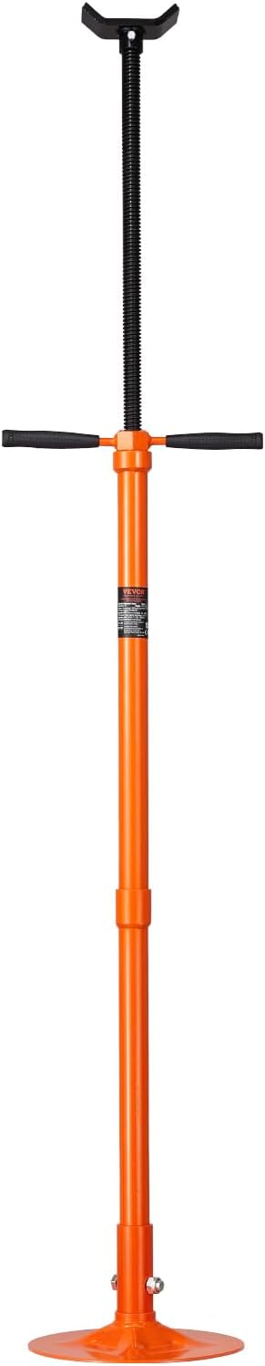 VEVOR Underhoist Support Stand, 3/4 Ton (1653 lbs) Capacity Under Hoist Jack Stand with Two Wheels, Lifting from 51.97" to 80", Bearing Mounted Spin Handle, Foot Pedal, Support Vehicle Components