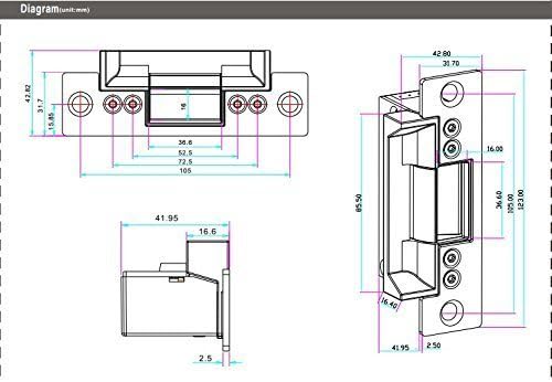 ANSI Standard North American Heavy Duty Electric Strike Lock TCP/IP Based 4