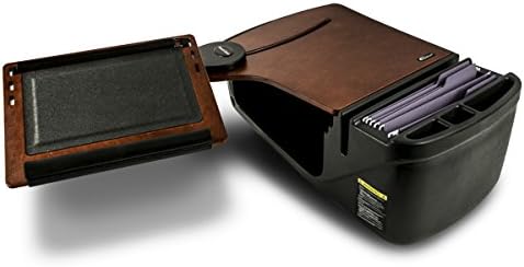 AutoExec Reach Car Desk for Your Vehicle Workstation and Mobile Office, Front Seat, Mahogany