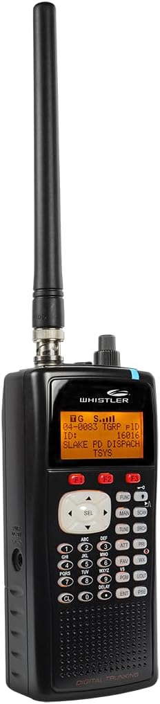 Whistler WS1040 Handheld Digital Scanner – P25 Phase I, Same Weather Alerts