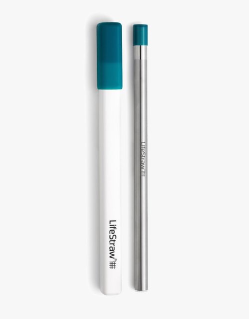 LifeStraw Sip - Reusable Stainless Steel Water Filter Straw for Clean Drinking | Eco-Friendly Design