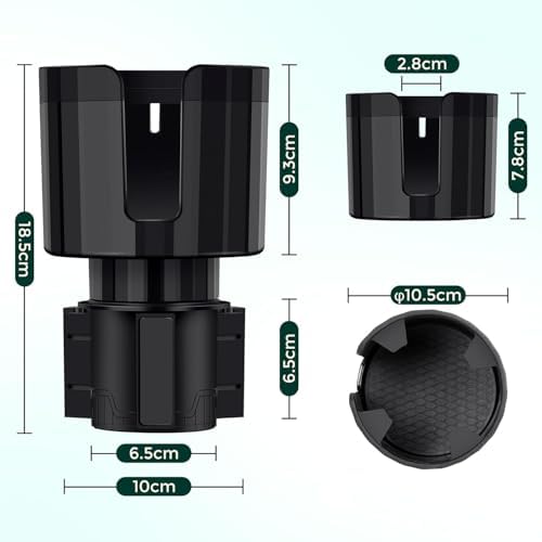 Car Cup Holder Expander for Hyundai Tucson 2022-2026, Adjustable Car Cup Insert Accessories, Large Water Bottles Holder with Expandable Arm