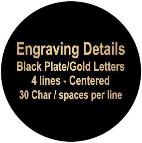 Decade Awards Custom Engraved Patriotic Place Medal - Stars and Stripes Ribbon | 2.75 Inch Wide