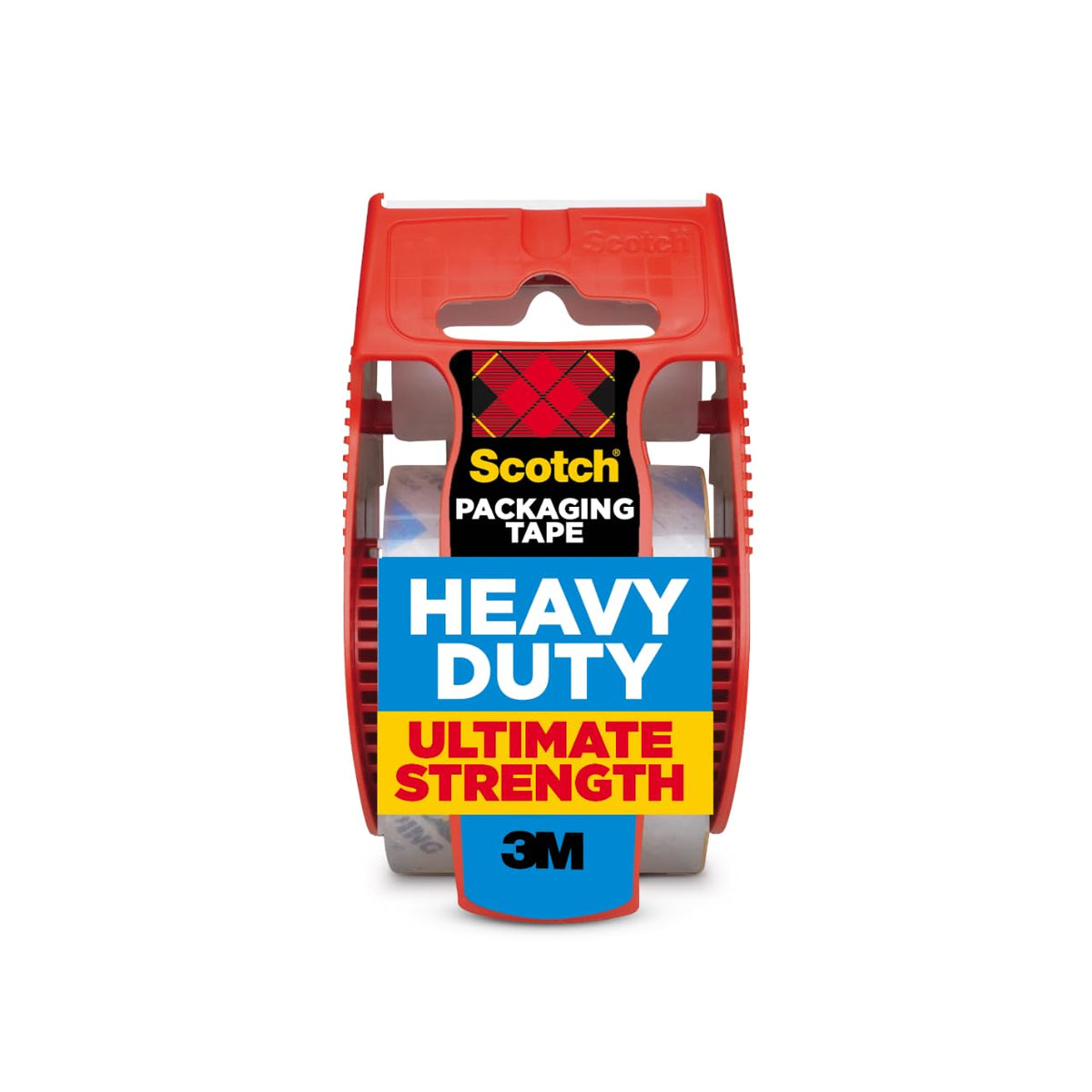 Scotch Heavy Duty Shipping Packing Tape - Clear, 1.88 in. x 27.7 yd. | Includes Dispenser for Easy Use