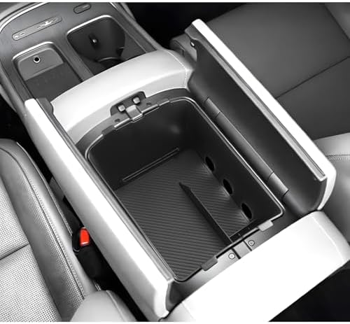 LUWU 2026 Palisade Center Console Organizer Compatible with 2026 Hyundai Palisade Accessories Armrest Console Organizer Lower Armrest Insert Tray Palisade LX3 2026 Accessories Black (Only for 7-Seat)