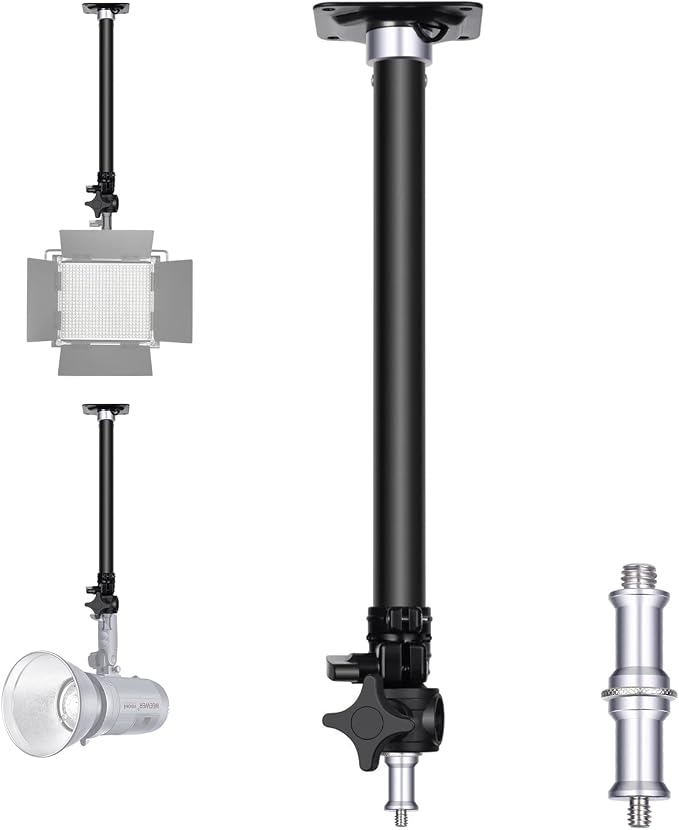Neewer Wall Mounting Boom Arm 15-23.6 inches/38-60 Centimeters Adjustable Length