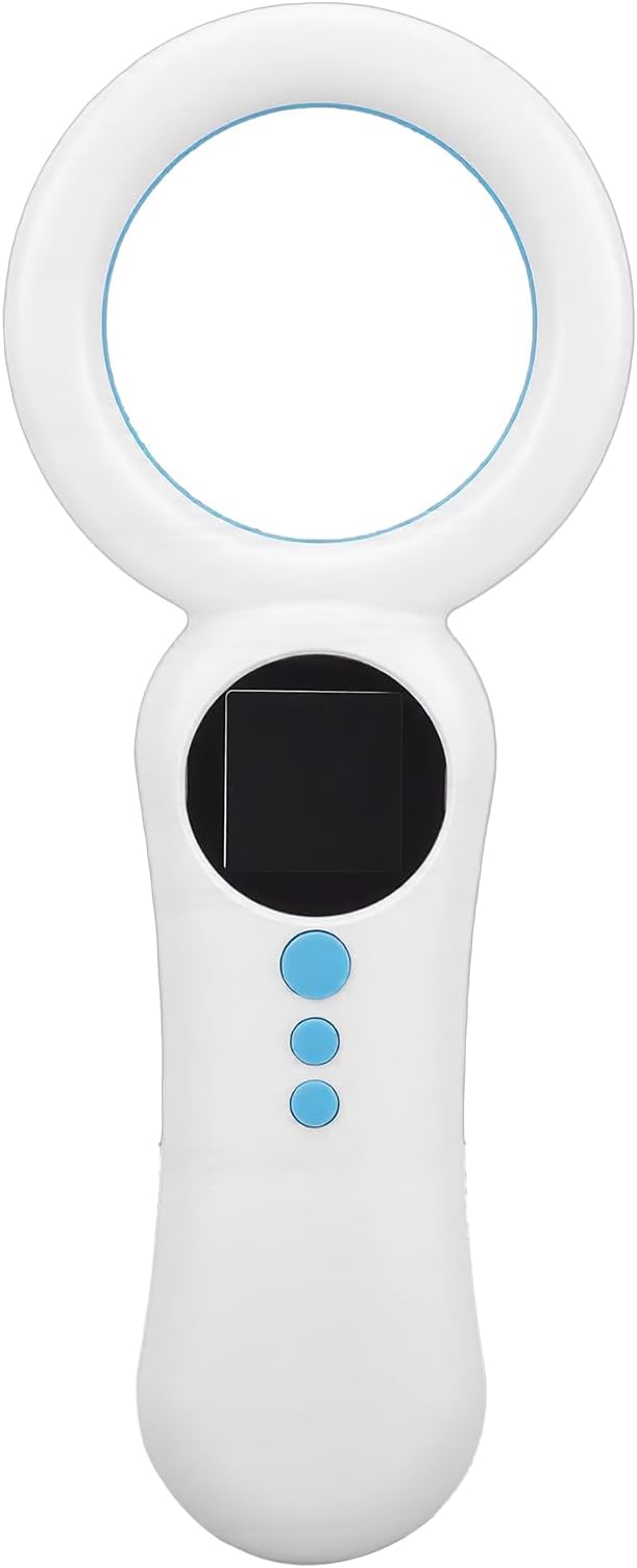 VBESTLIFE Pet Microchip Scanner Reader, 134.2kHz 125kHz Dog Chip Scanner for Animal, Pet, Pigs, Cats, Supports EMID & FDX B Tag, USB Data Upload