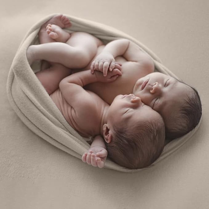 Newborn Posing Wrap Newborn Photography Props Soft Stretch Knit Blanket