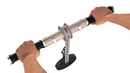 ArmLabz Forearm Roller 2.0 Wrist Roller and Forearm Strengthener, Grip Strength Trainer and Hand Exerciser, Quick Reset, One Arm Use, Wrist and Elbow Health, Forearm Workout Equipment