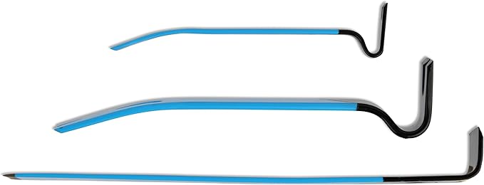 OX Tools 3-Piece Handy Bar Set – 5.5-Inch Flat Pry Bar, 7.5-Inch Flat Pry Bar, 9.5” Trim Pry Bar