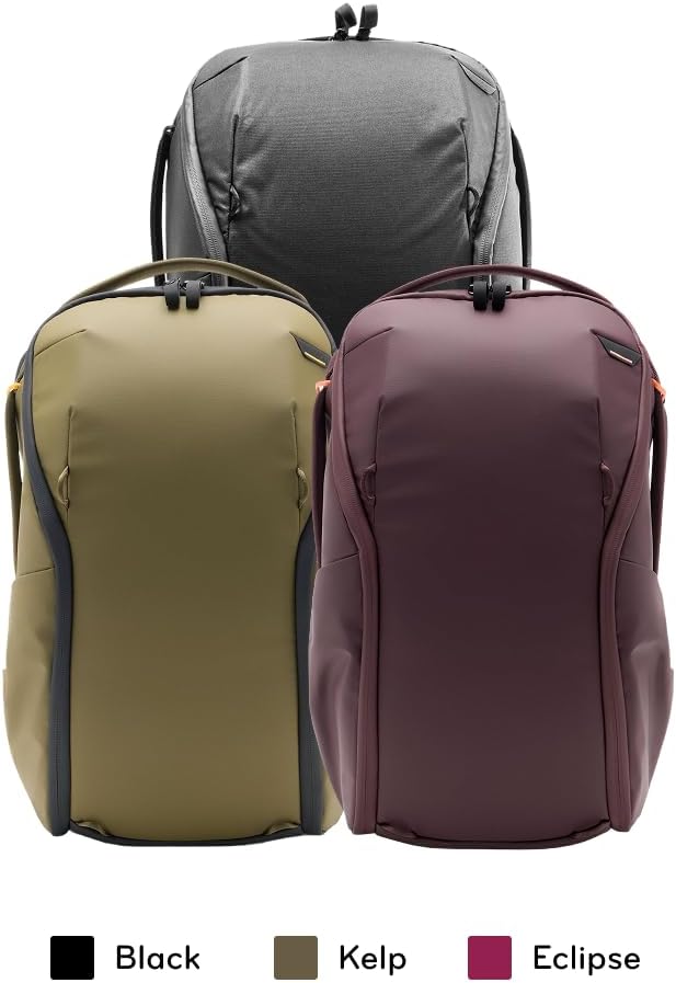 Peak Design Everyday Backpack Zip 15L, 270-Degree Zip, Dual Side Pockets