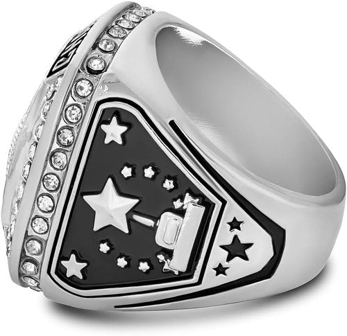 Express Medals Championship Ring - Award-Winning Trophy for Tournament Winners | Unique Gift