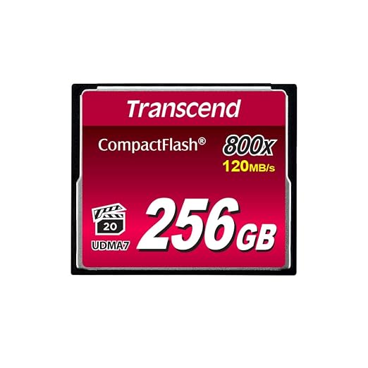 Transcend 256GB CompactFlash Memory Card 800x