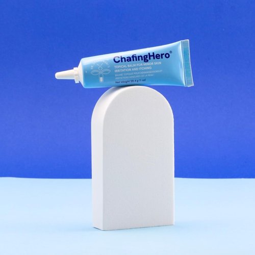 Dr Sosnowski's ChafingHero® Anti-Chafe Balm | Soothes Severe Chafing & Protects from Friction | Propolis, Camphor, Coconut Oil | Arms, Thighs, Bra | Athletes or Everyday | Fragrance-Free, 1 oz