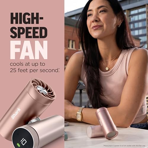 Shark ChillPill 3-in-1 Fan, Mist and Cooling Plate, Dragon Fruit, FA022PK