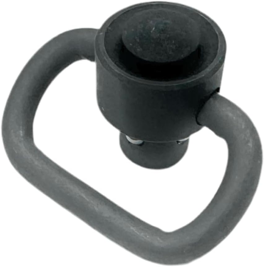Skiennix Quick Detach Sling Swivel - Heavy Duty 1" Machined Carbon Steel with Manganese Phosphate Finish