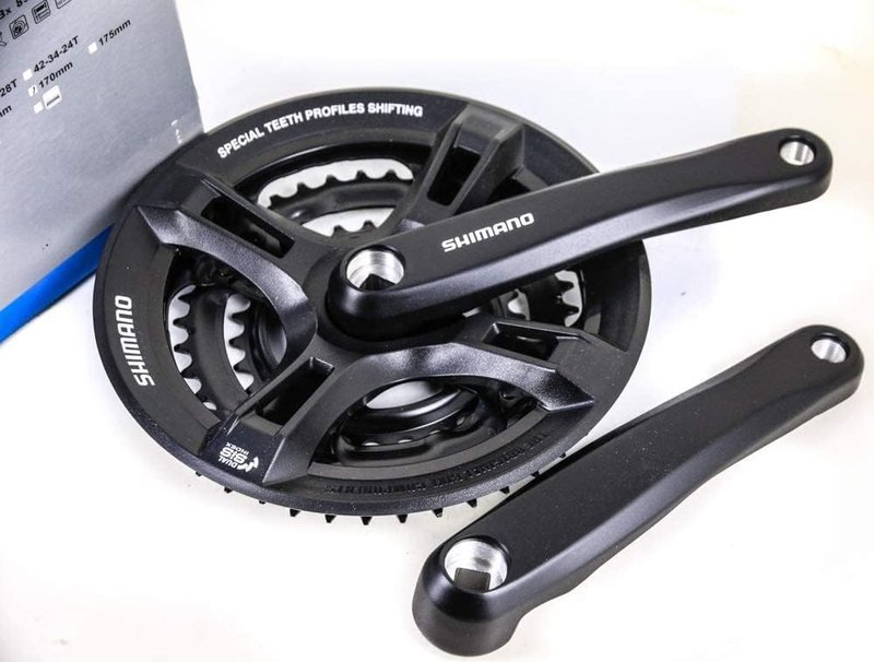 Shimano Altus FC-M311-L Black 170 x 28/38/28T