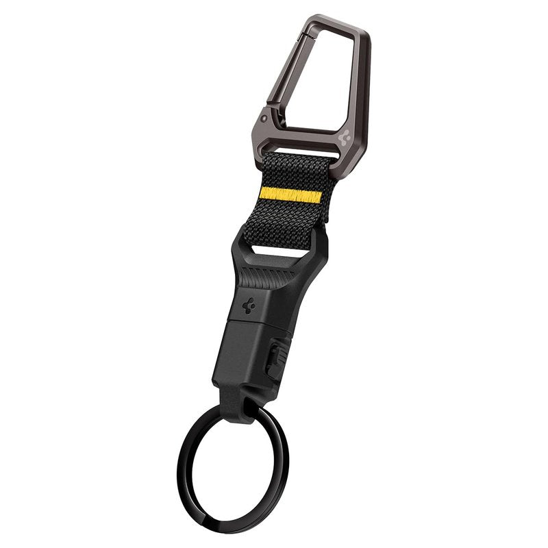 Spigen Life Magnetic Keychain Key Holder Quick Release Magnetic System and Secure Lock System, Detachable Magnetic Keychain Carabiner Key Ring Clip, Car Keychain Clip for Men Women
