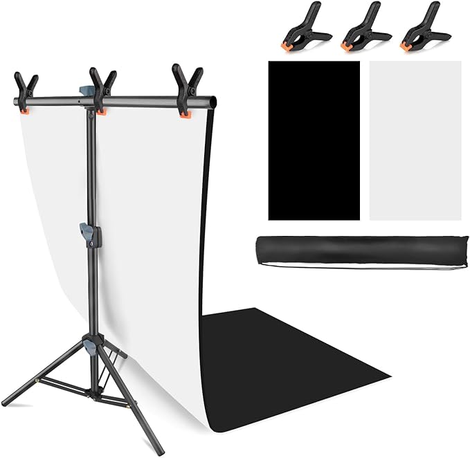 Product Photography Photo Backdrops Stand Kit, Photo Background, 26.8x50in