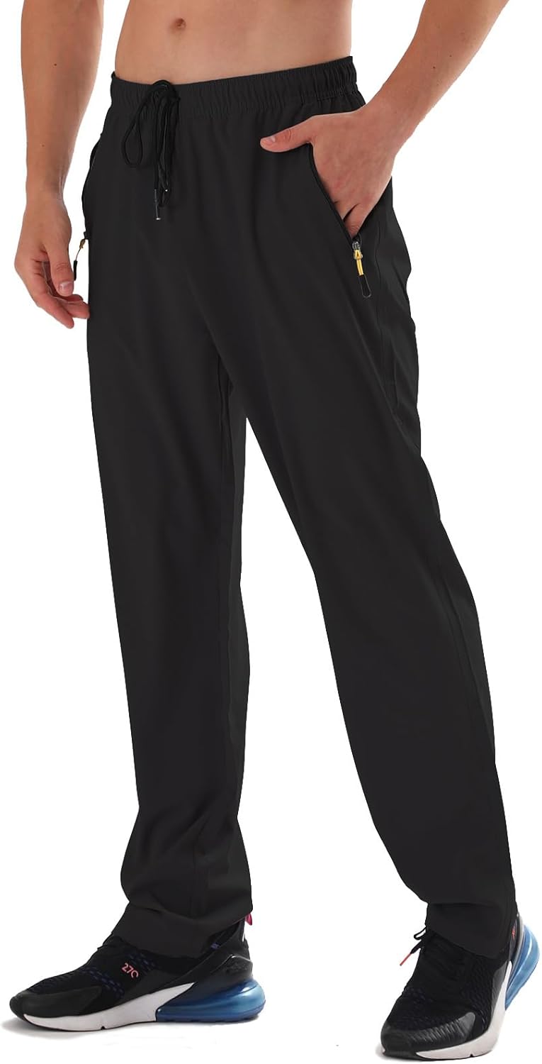Skiennix Men's Hiking Pants - Water Resistant, Quick-Dry & Lightweight with Zipper Pockets