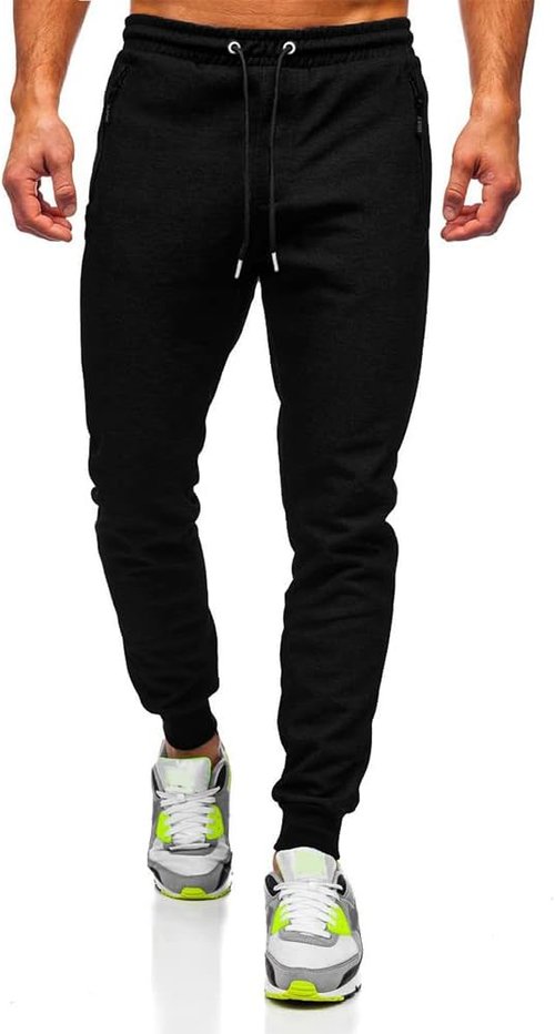 BUXKR Men's Casual Joggers - Comfortable Sweatpants for Running & Athletic Activities