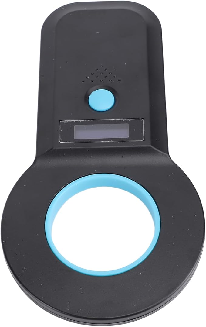Animal Chip Reader Handheld Portable Pet Microchip Scanner 128 Data Storage for EMID, Non Touch Reading Card for Pet Owners
