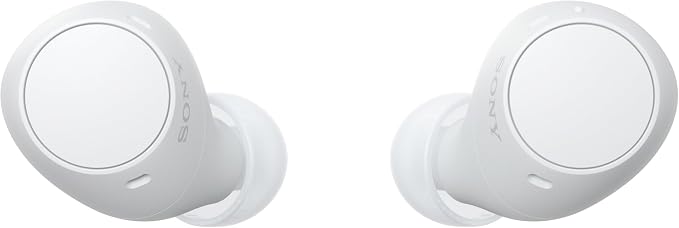 Sony WF-C510 Truly Wireless Bluetooth Earbud Headphones, White | Comfortable & Compact Fit, Up to 22 Hours of Battery, Multipoint Connection, Ambient Sound Mode. IPX4 Water Resistant