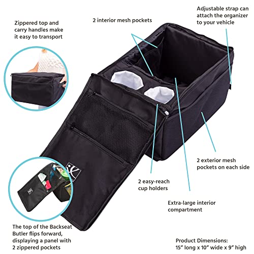 J.L. Childress Backseat Butler Family Car Seat Organizer for Road Trips