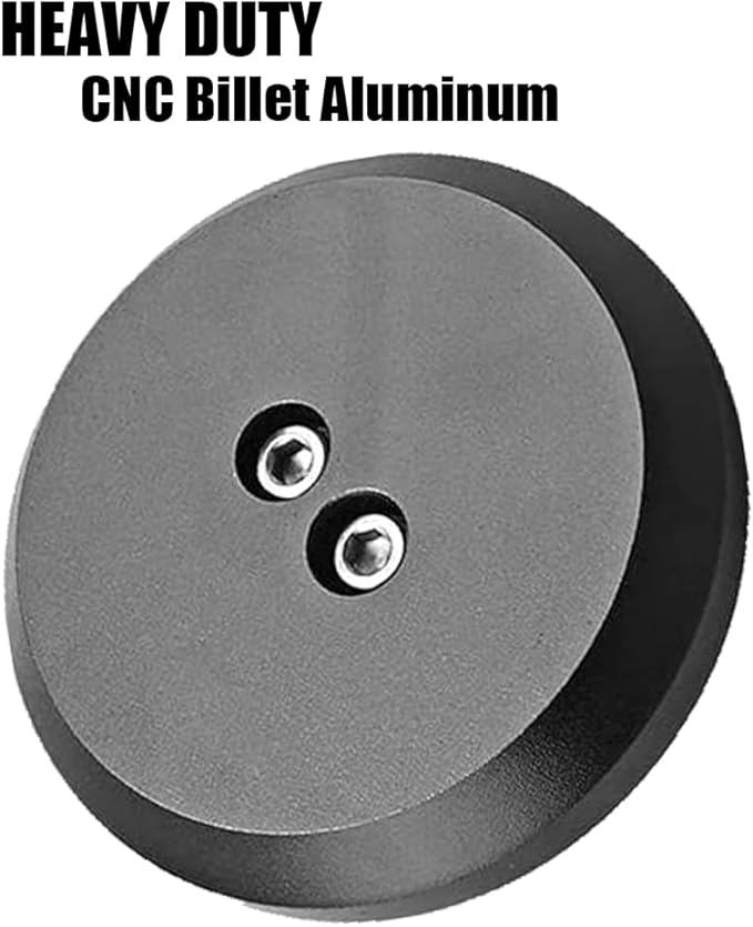 4 Packs Jack Pad Adapter, Aluminum Jacking Puck, Billet Floor Jack Pads Compatible with Chevrolet Corvette C5 C6 C7 C8 Z06 Zr1 and Most Porsche Frame Rail (Black)